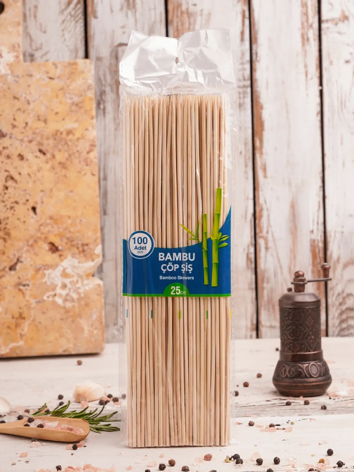 Bambu Çöp Şiş 25 cm