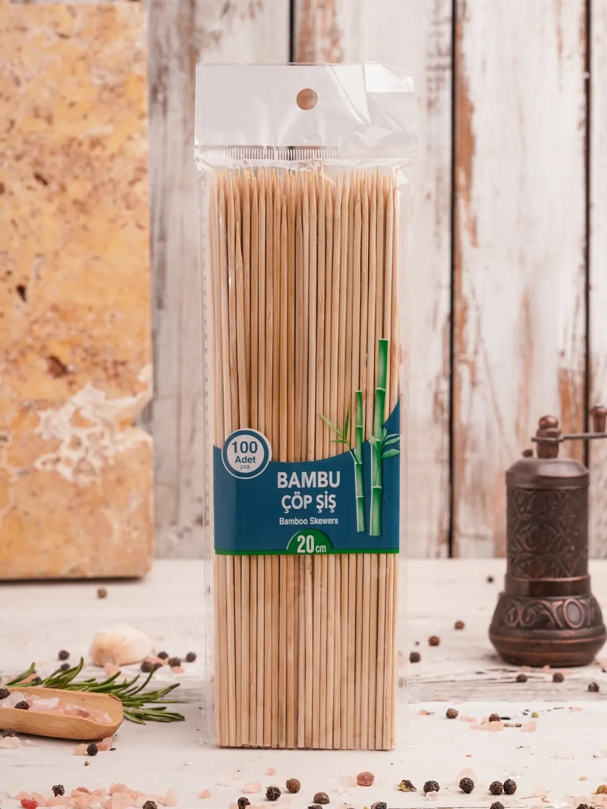 Bambu Çöp Şiş 20 cm